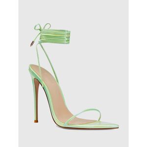 Femme LA Luce Minimal Lime Green Lace Up Heels Stiletto Size 42/US11 Vegan